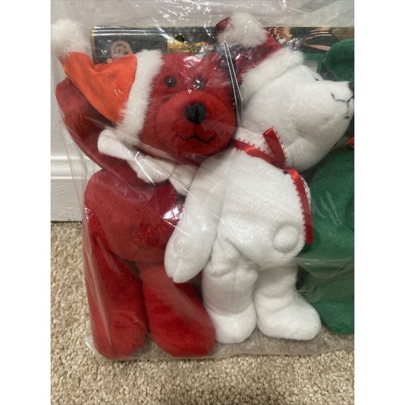 Complete Set of 4 Limited Treasures Collectible Bears NEW Holiday Ed Boxed 1998 - Picture 7 of 7